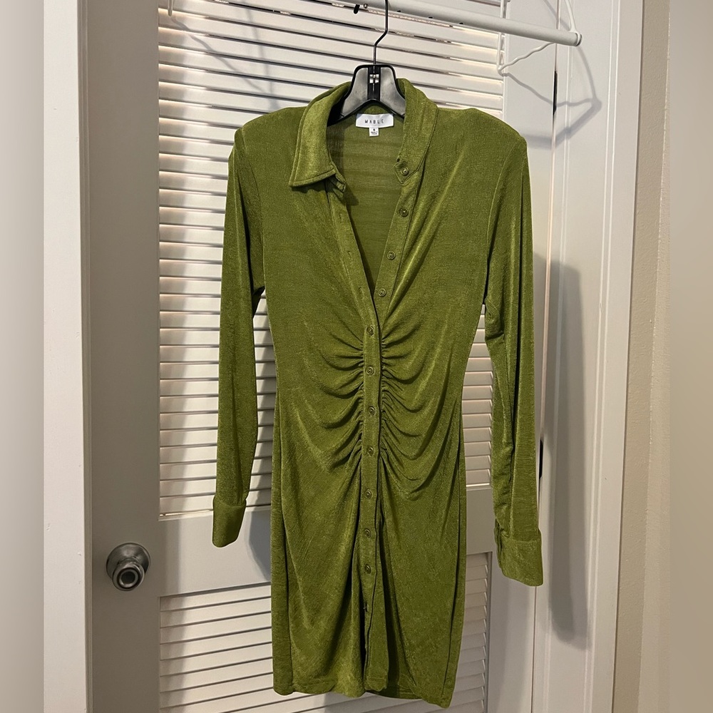 Ruched Slinky Dress